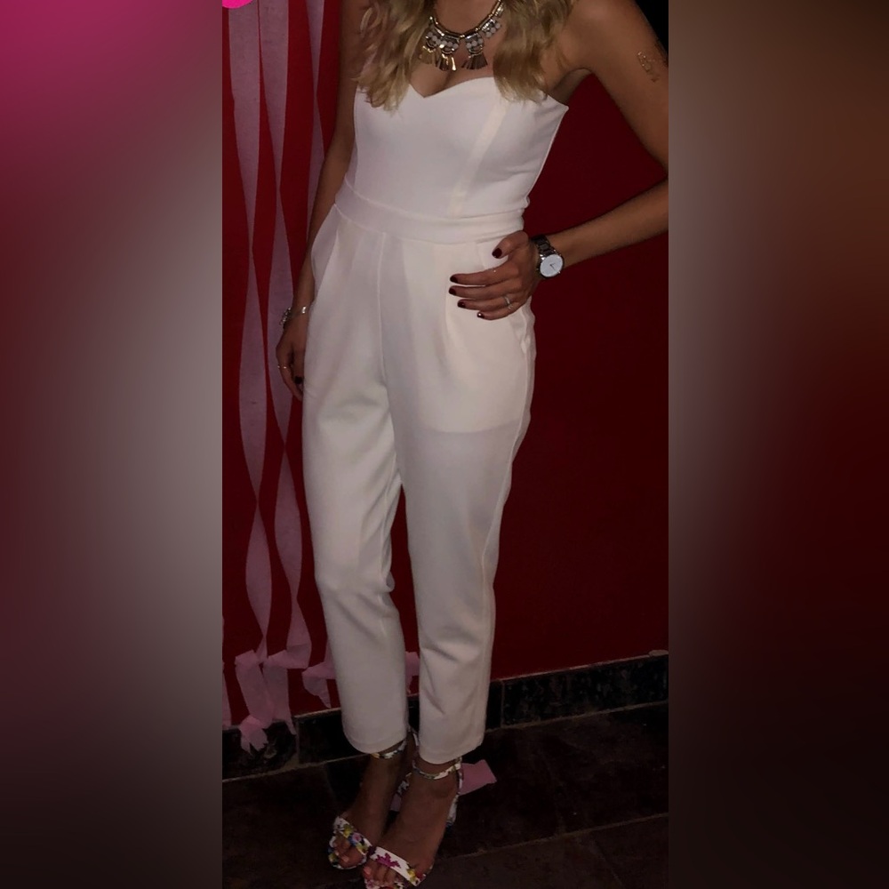 White Express jumpsuit
